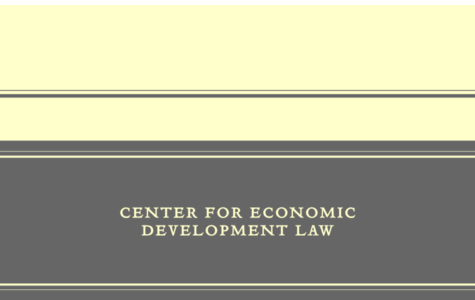 Center for Economic Development Law